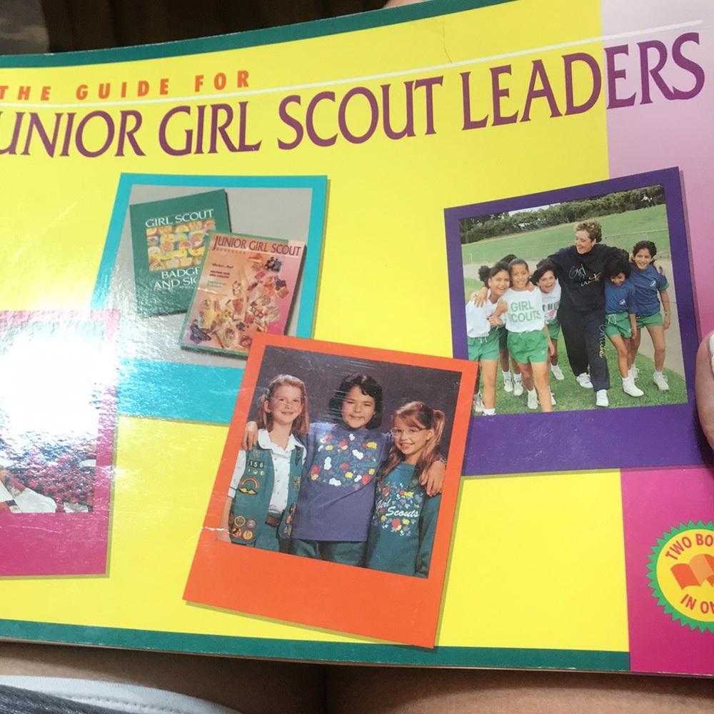 Vintage 1994 Junior Girl Scout Leader handbook